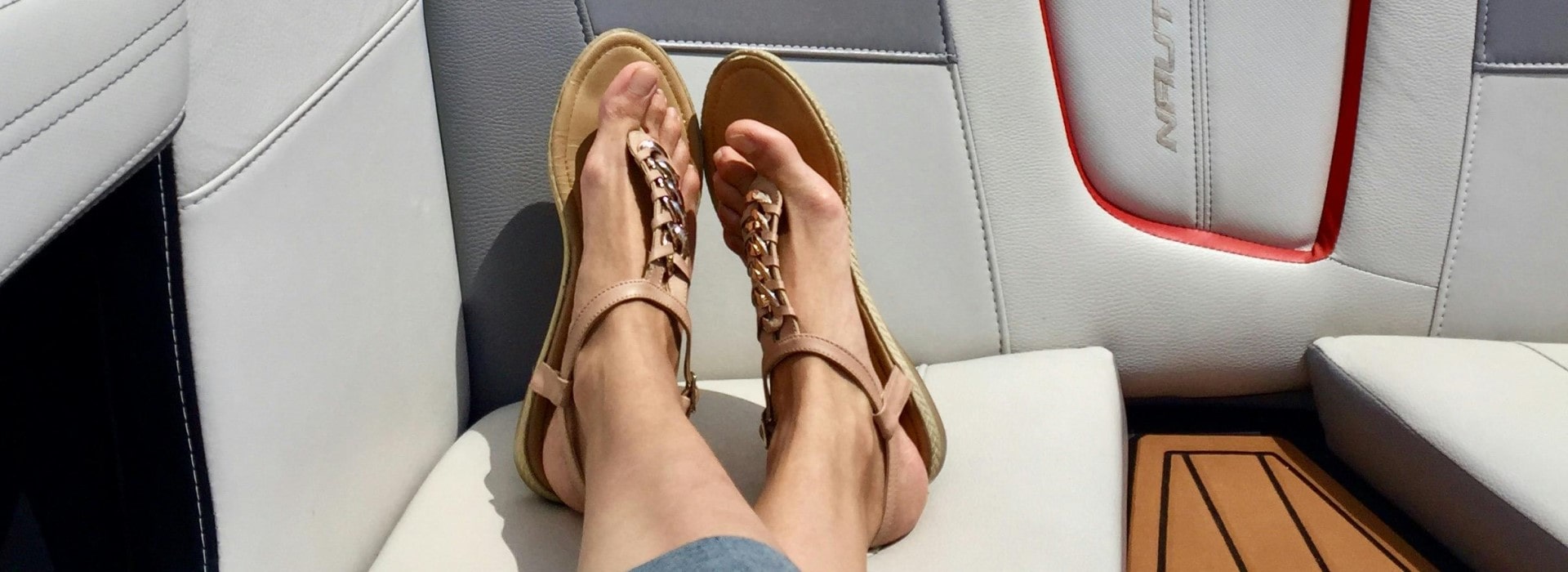 A pair of jeweled sandals made in Amalfi Coast